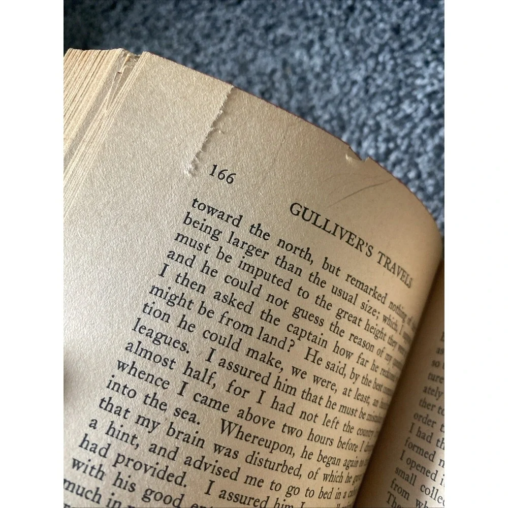 Vintage Pre-1944 Hardback Copy of Gulliver's Travels by Johnathan Swift Classic